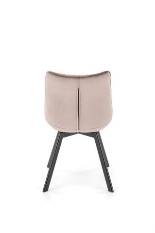 Стул HALMAR K520 бежевый/черный, поворотный