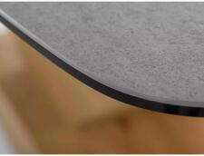 Стол обеденный SIGNAL DOLCE Ceramic Pietra Di Savoia серый/дуб, 180-240/95