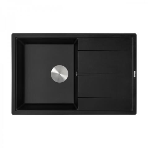 Мойка ZORG Rock 78 PREMIUM black metallic