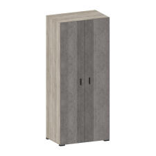 Шкаф САНТАН Шер ШК-3302 Дуб серый/Айронвуд серебро