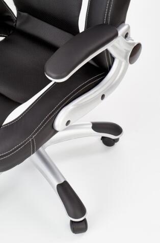 Кресло компьютерное HALMAR SATURN черный/серебристый