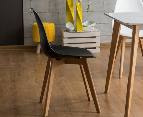 Стул SIGNAL MORIS черный/бук