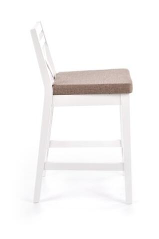 Стул барный HALMAR BORYS LOW белый/ INARI 23
