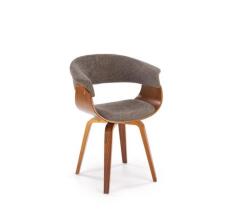 Стул HALMAR K545 серый/орех