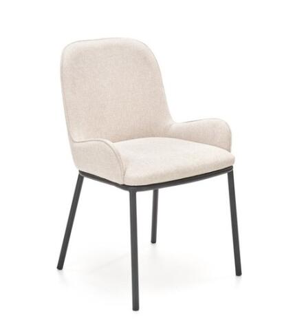 Стул HALMAR K481 бежевый/черный