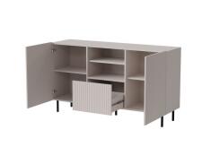 Комод HALMAR PAXOS KM-1 кашемир/черный