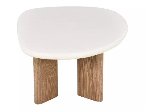 Стол журнальный SIGNAL ALPEN экрю/дуб 130/80