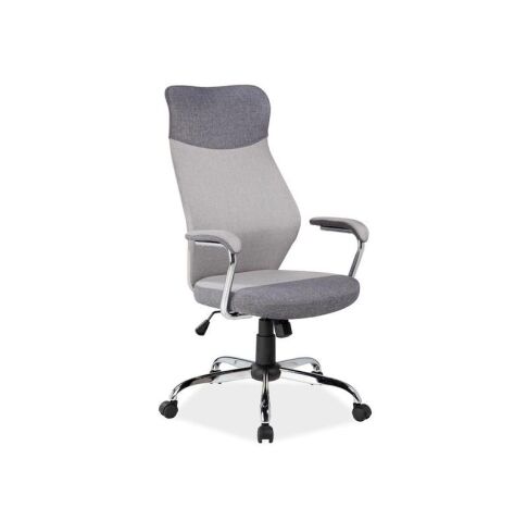 Кресло компьютерное SIGNAL Q-319 св.серый/т.серый