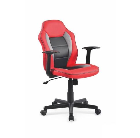 Кресло компьютерное HALMAR NEMO красный/черный/серый