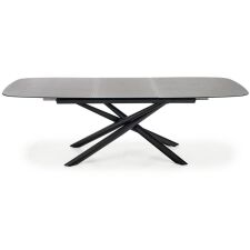 Стол обеденный HALMAR CAPELLO темно-серый/черный, 180-240/95/77
