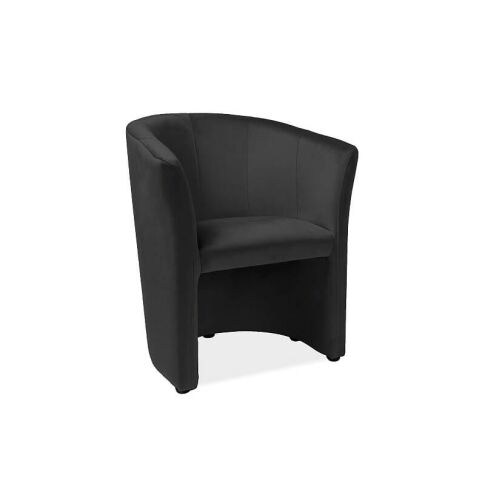 Кресло SIGNAL TM-1 Velvet Bluvel 19 черный/венге