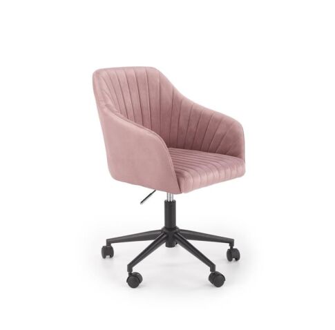 Кресло компьютерное HALMAR FRESCO розовый/черный