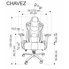 Кресло компьютерное HALMAR CHAVEZ черный