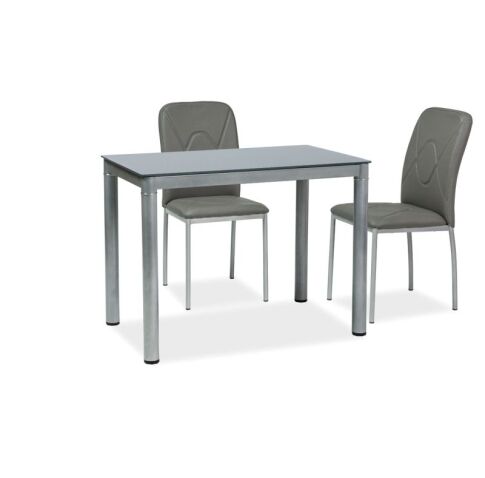 Стол обеденный SIGNAL GALANT серый/серый, 100/60