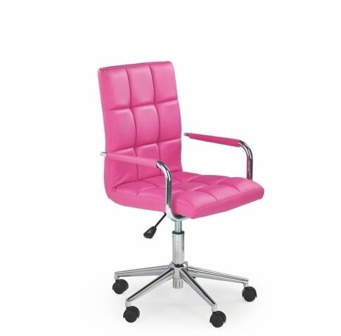 Кресло компьютерное HALMAR GONZO 2 розовый/хром