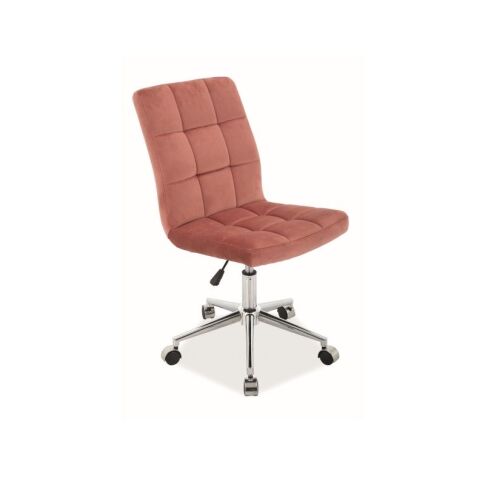 Кресло компьютерное SIGNAL Q-020 Velvet Bluvel 52 античный розовый