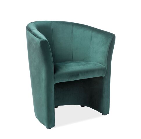 Кресло SIGNAL TM-1 Velvet Bluvel 78 зеленый/венге