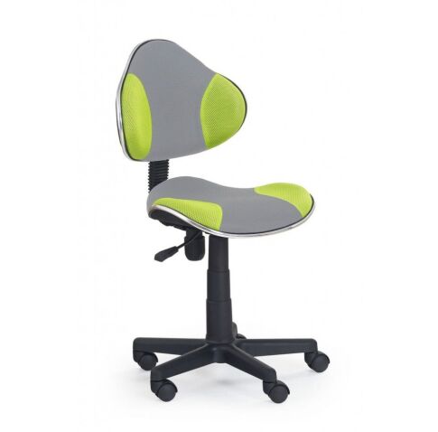 Кресло компьютерное HALMAR FLASH 2 серо-зеленый/черный