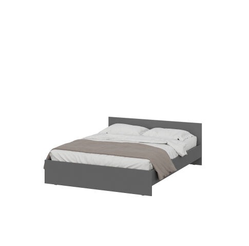 Кровать NN Мебель (МС Денвер К) Графит серый, 160/200