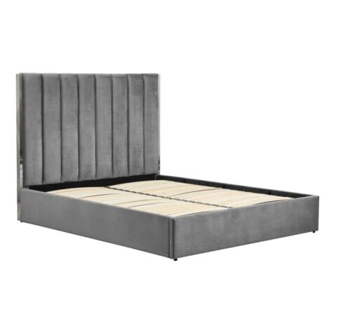 Кровать HALMAR PALAZZO серый/серебристый, 160/200