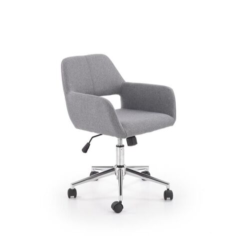 Кресло компьютерное HALMAR MOREL серый/хром