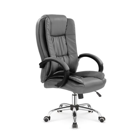 Кресло компьютерное HALMAR RELAX серый/хром
