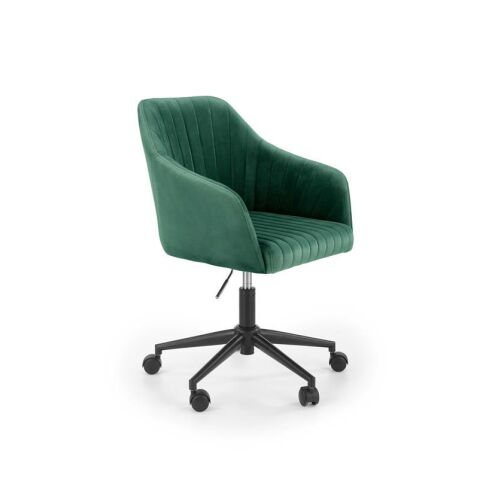 Кресло компьютерное HALMAR FRESCO темно-зеленый/черный