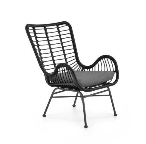 Кресло HALMAR IKARO 2 черный/серый
