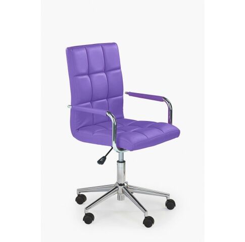Кресло компьютерное HALMAR GONZO 2 фиолетовый/хром