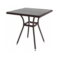Стол обеденный HALMAR MOBIL ST темно-коричневый/черный